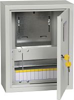 Щит учетно-распределительный навесной IEK ЩУРн-1/12зо-0 395x310x150 IP54 замок, c окном картинка 